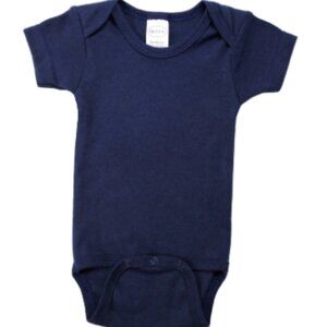 Bambini Interlock Onesie - Navy
